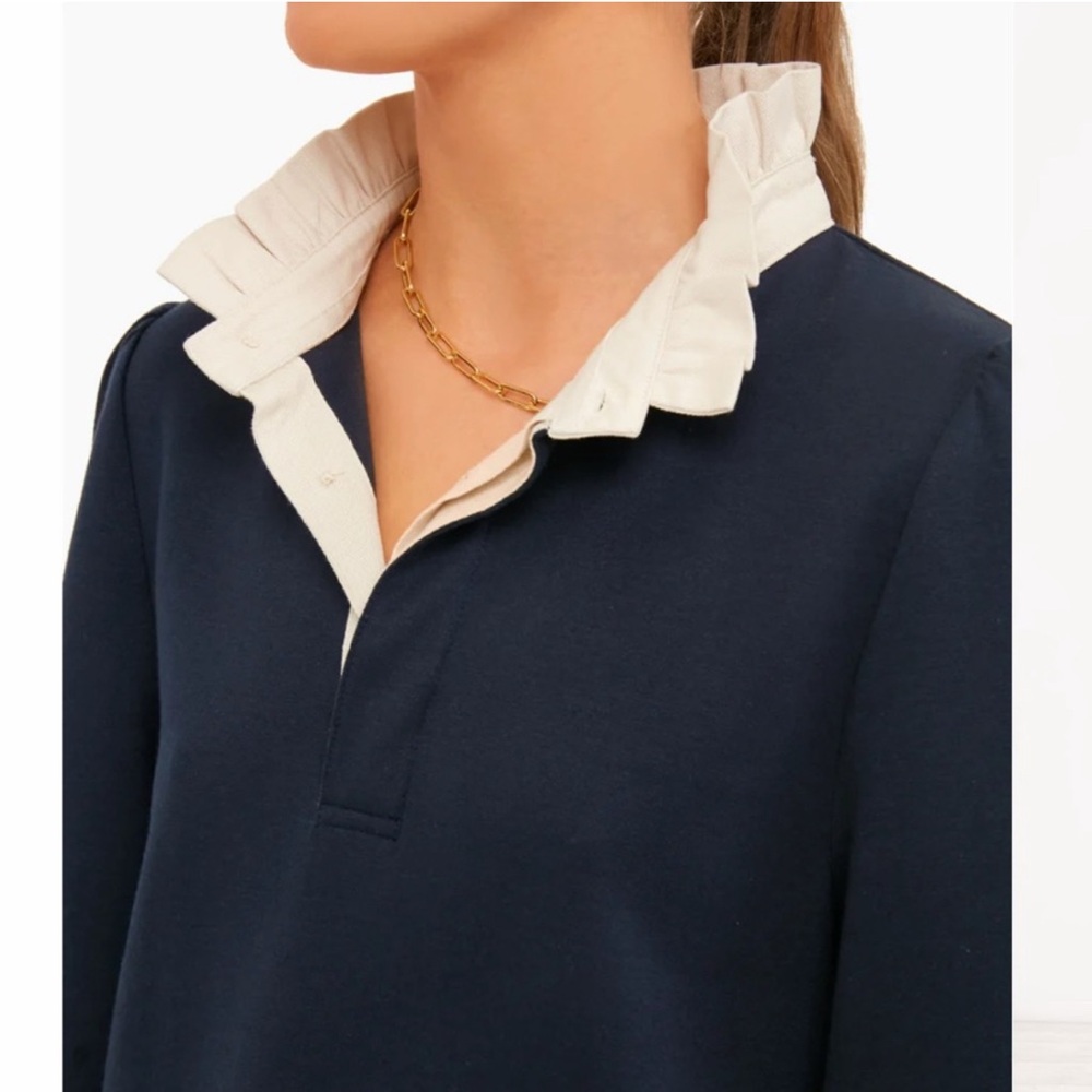 Tuckernuck - Pomander Place Navy Charlotte Terry Dress EUC - Small - Picture 2 of 6
